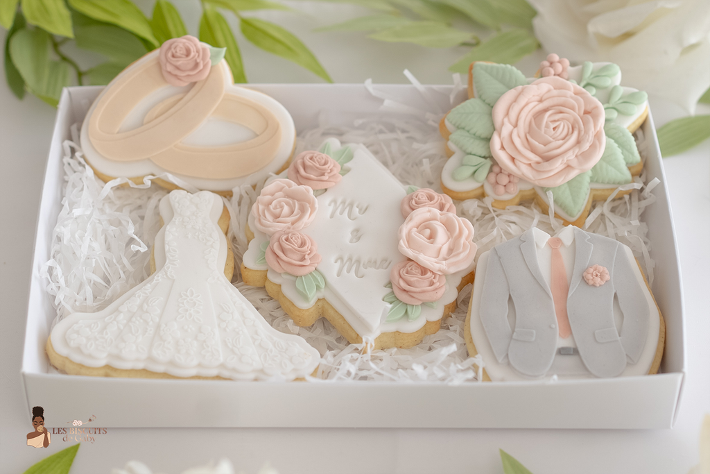 Coffret Mariage "Sauge et rose poudré"