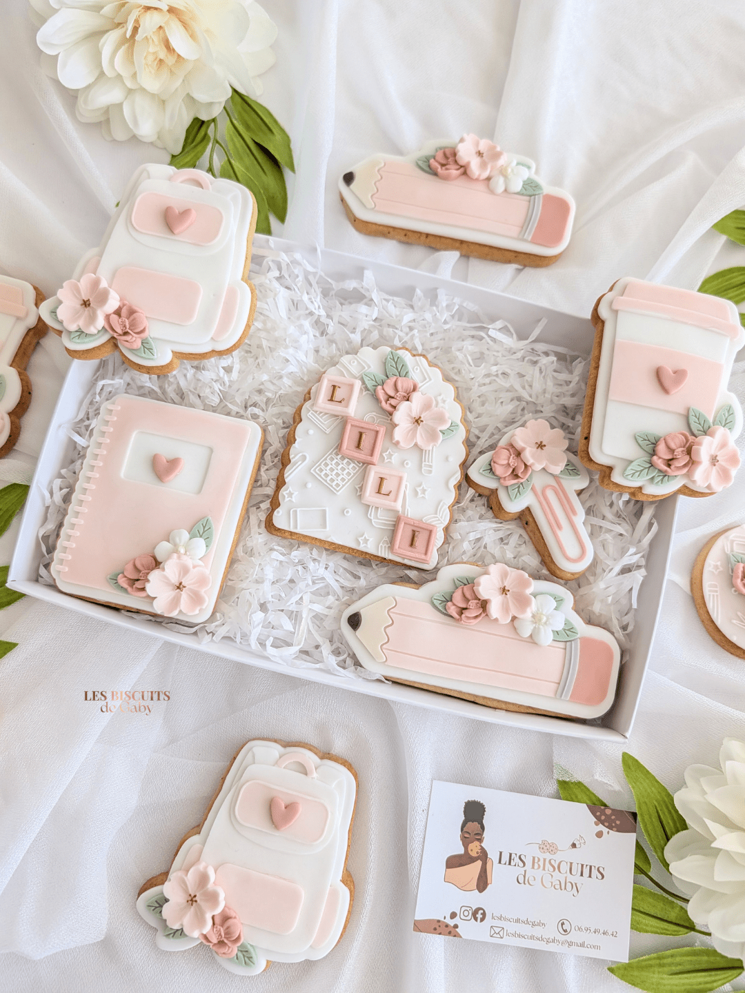 Coffret "Au fil des pages" - Les Biscuits de Gaby