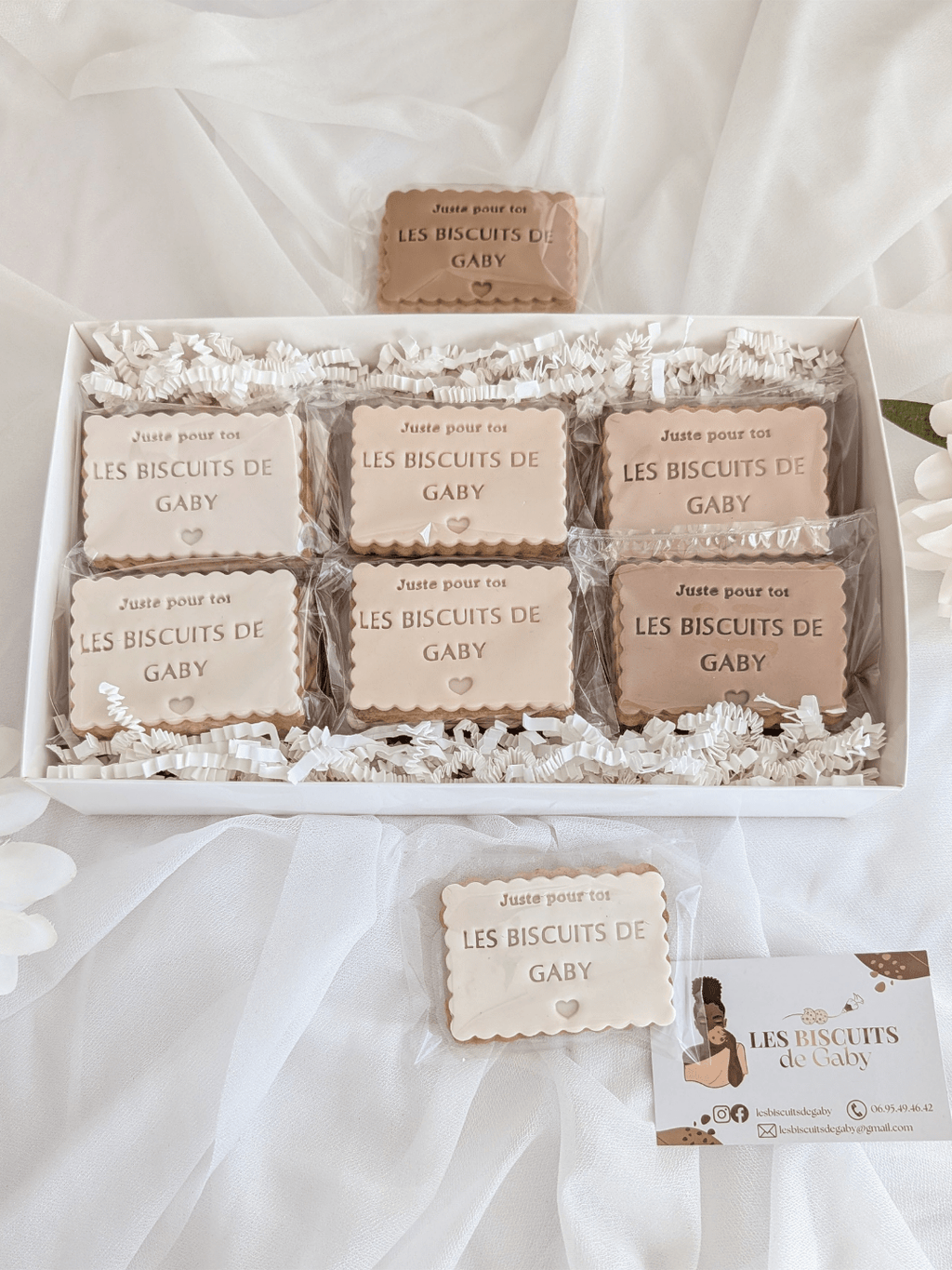 Coffret "Dégustation - Les biscuits de Gaby " - Les Biscuits de Gaby