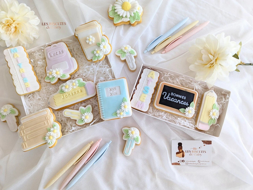 Coffret Ecole - 3 biscuits - Les Biscuits de Gaby