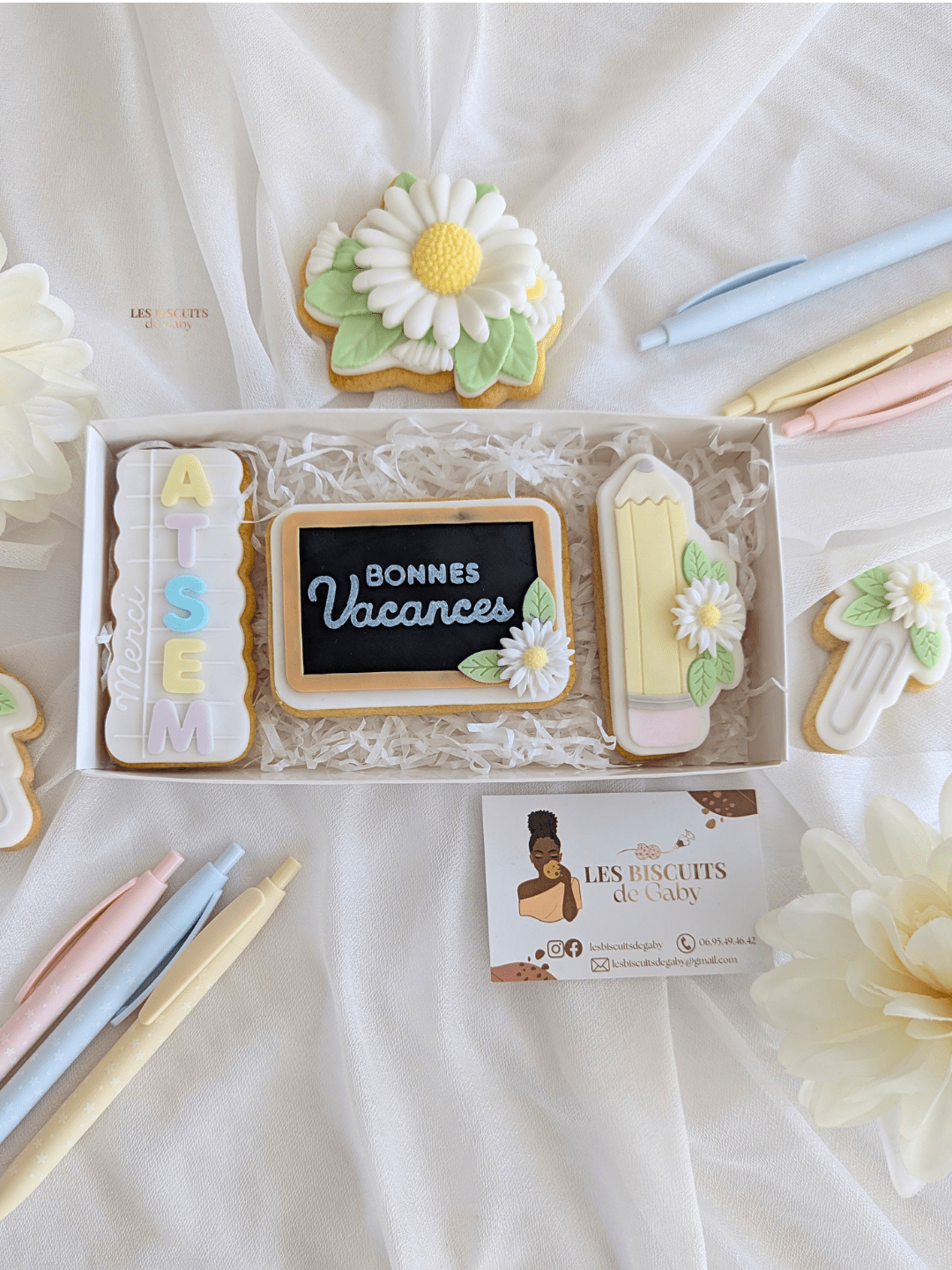Coffret Ecole - 3 biscuits - Les Biscuits de Gaby