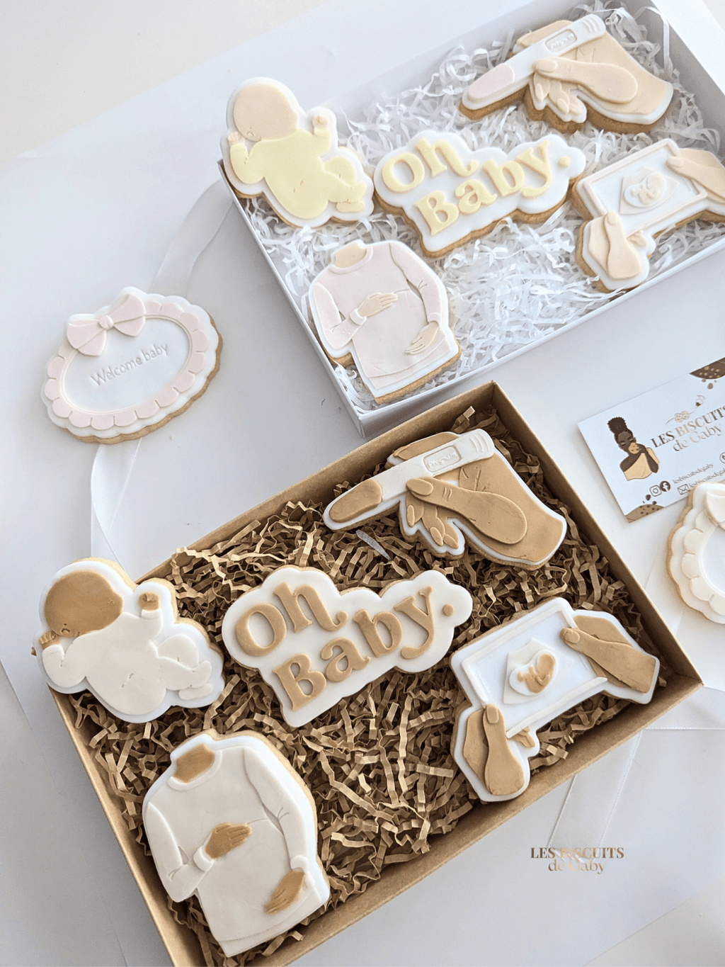Coffret "L'heureuse Nouvelle" - Version Ebène - Les Biscuits de Gaby