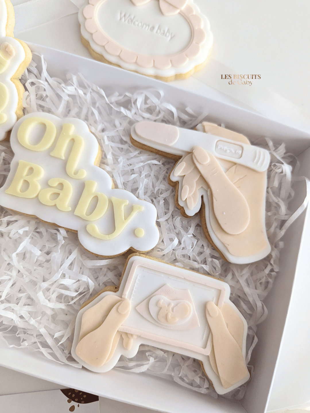 Coffret "L'heureuse Nouvelle" - Version Porcelaine - Les Biscuits de Gaby