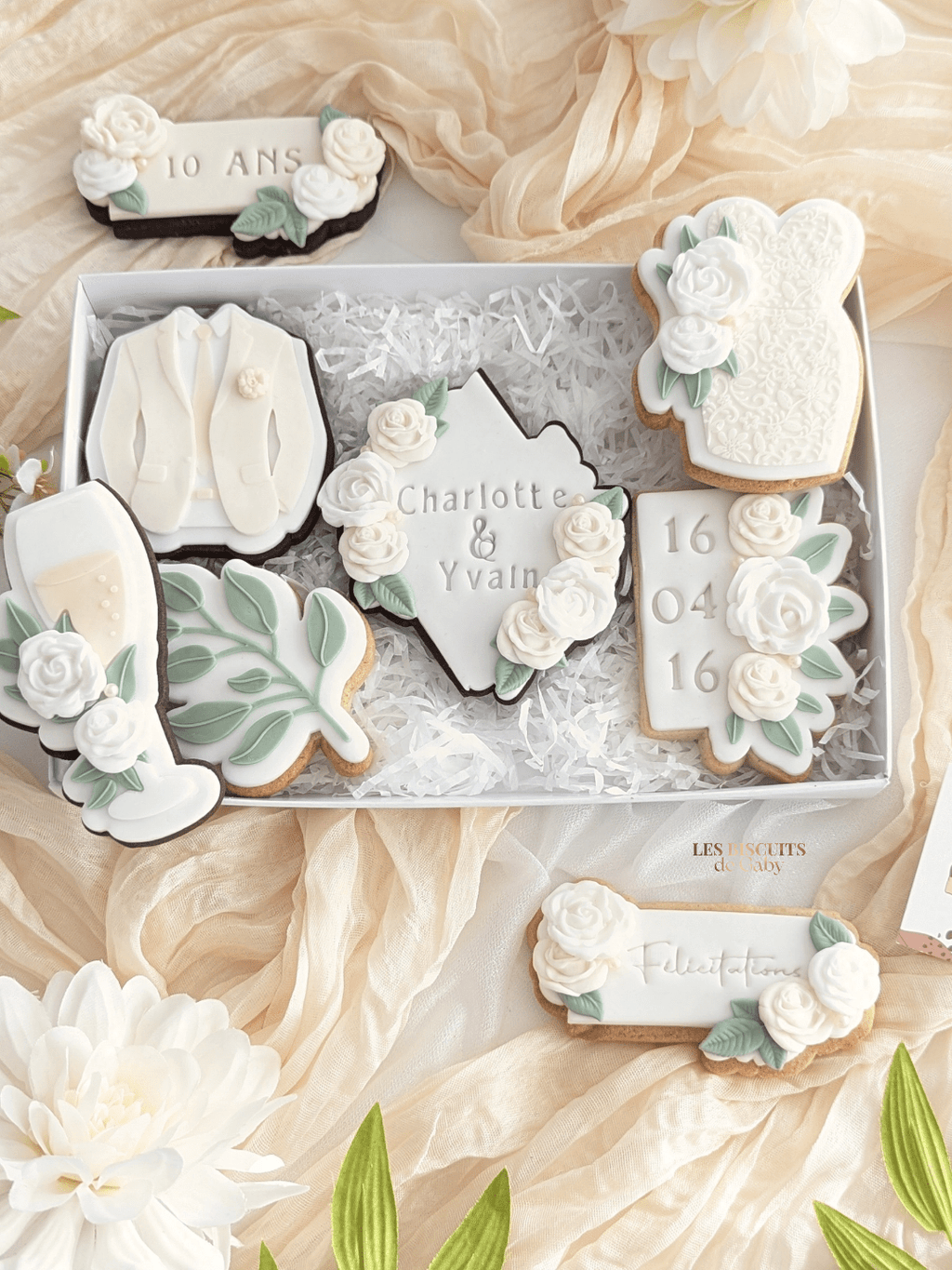 Coffret Mariage "Lien précieux" - Les Biscuits de Gaby