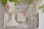 Coffret Mariage "Sauge et rose poudré" - Les Biscuits de Gaby
