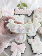 Coffret Naissance "Petit noeud en fleur" - Les Biscuits de Gaby