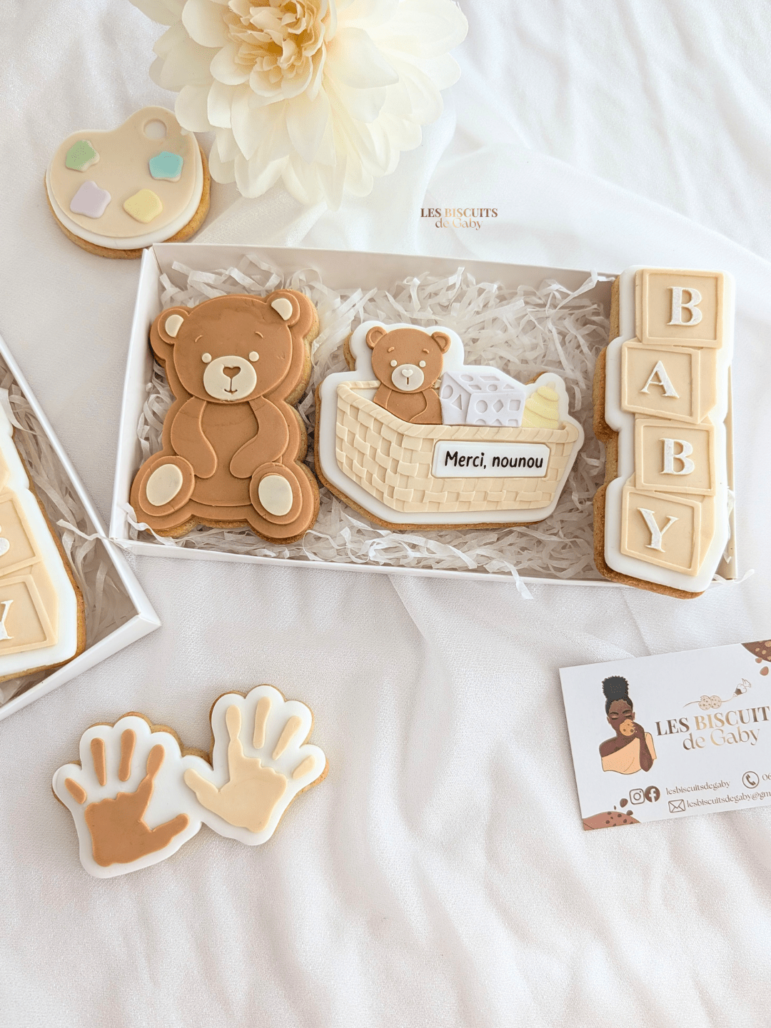 Coffret Nounou/Crèche - 3 biscuits - Les Biscuits de Gaby