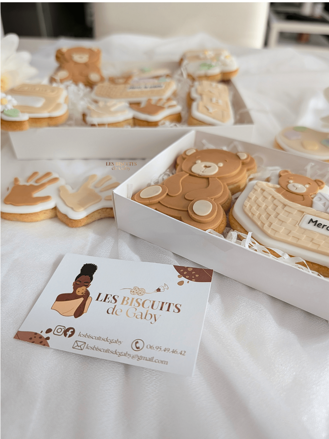 Coffret Nounou/Crèche - 6 biscuits - Les Biscuits de Gaby