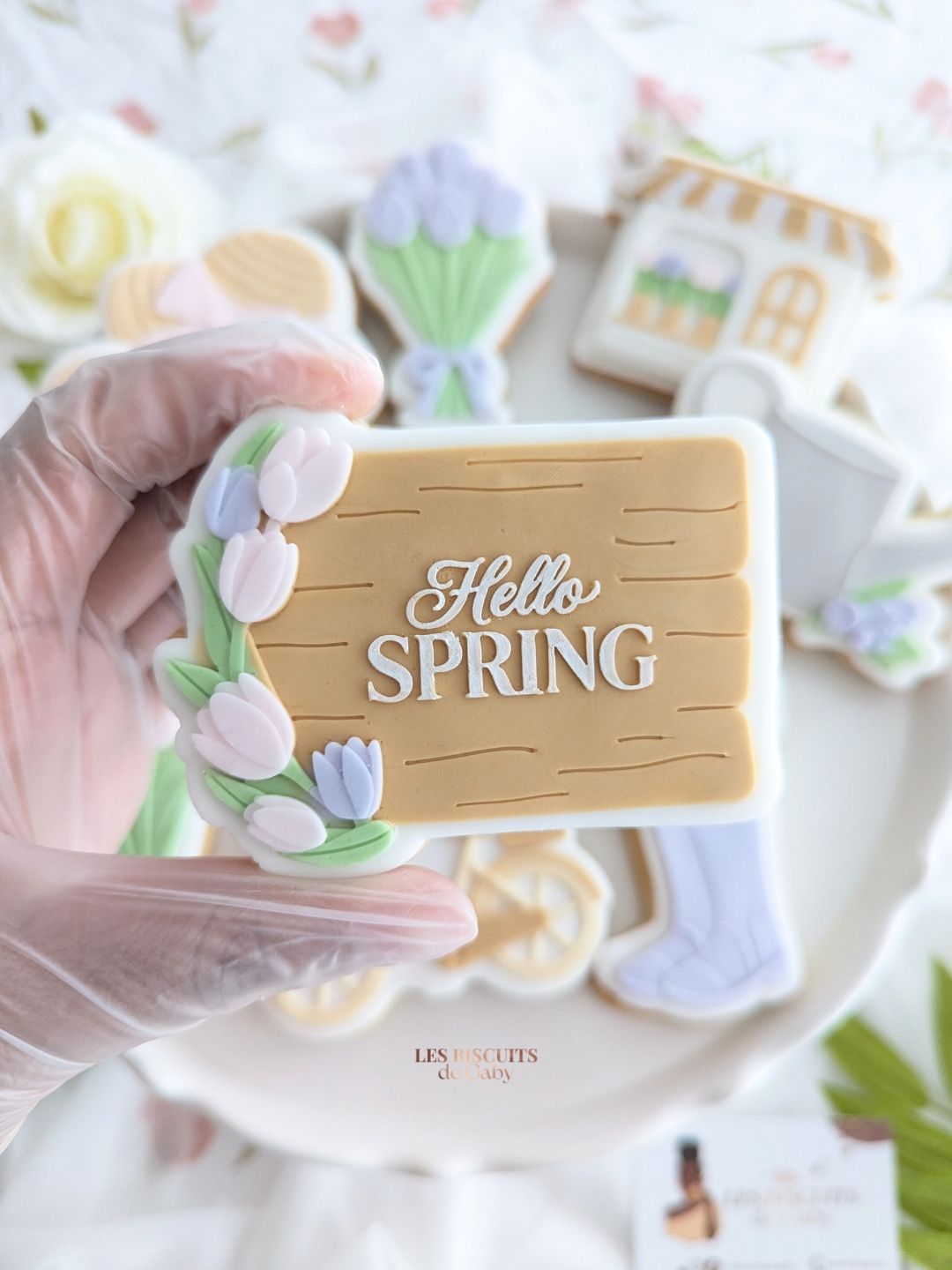 Coffret Printemps "Le jardin des tulipes" - Les Biscuits de Gaby