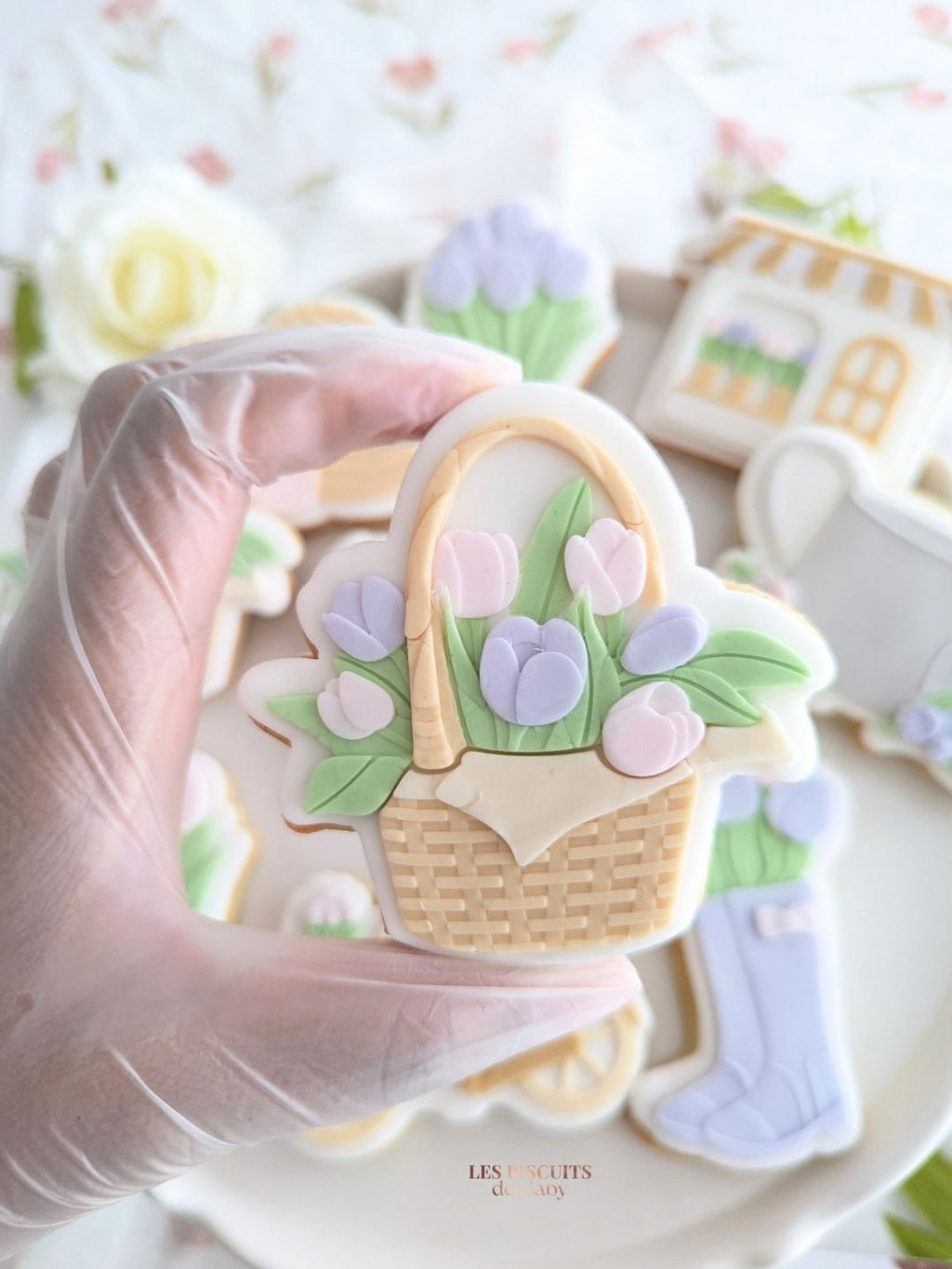 Coffret Printemps "Le jardin des tulipes" - Les Biscuits de Gaby