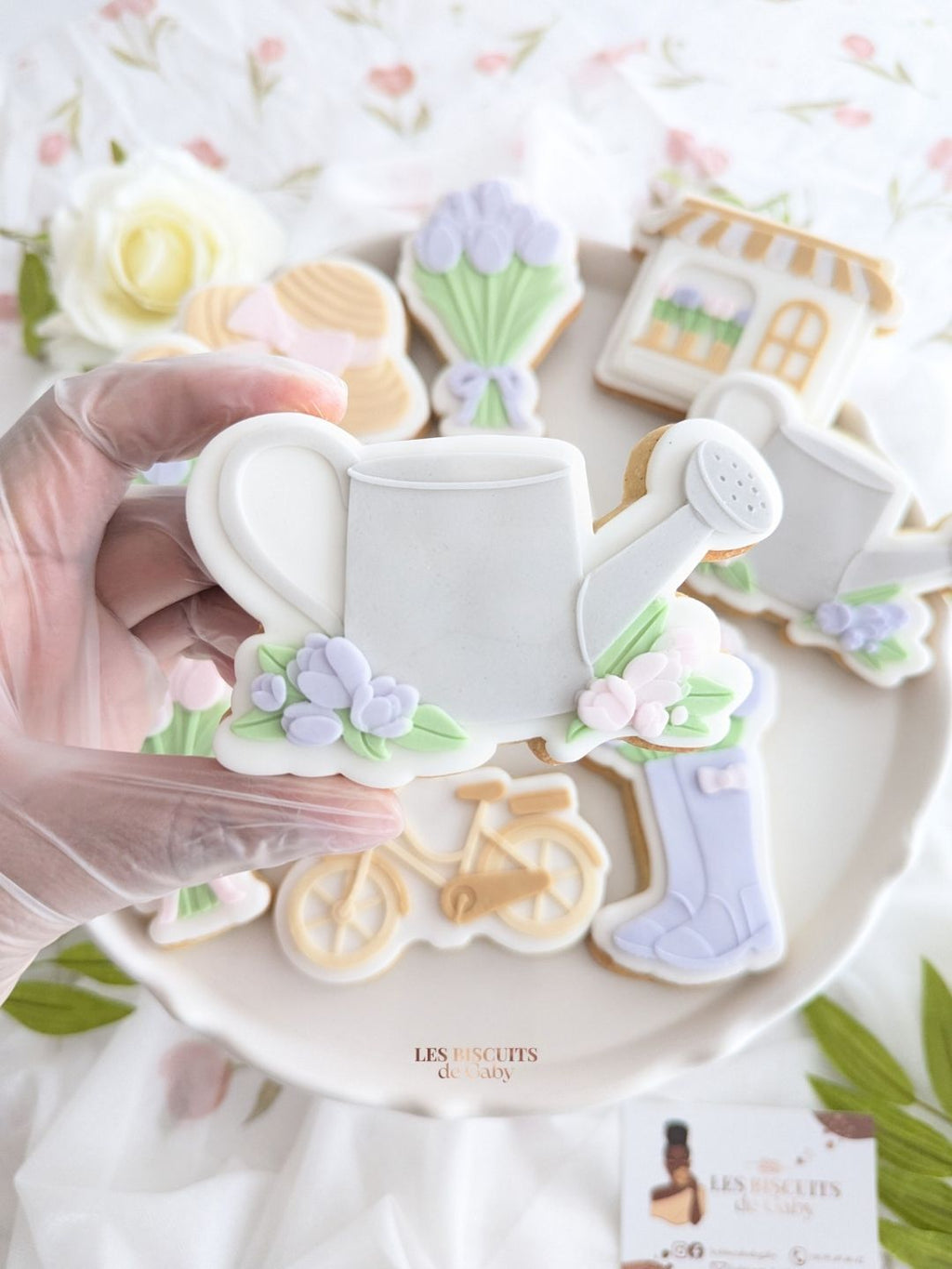 Coffret Printemps "Le jardin des tulipes" - Les Biscuits de Gaby