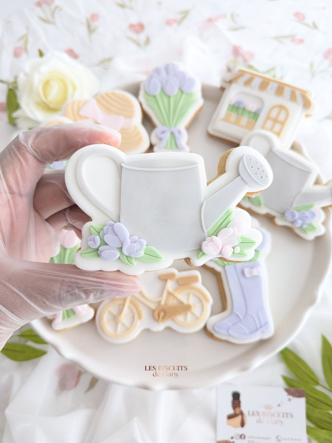 Coffret Printemps "Le jardin des tulipes" - Les Biscuits de Gaby