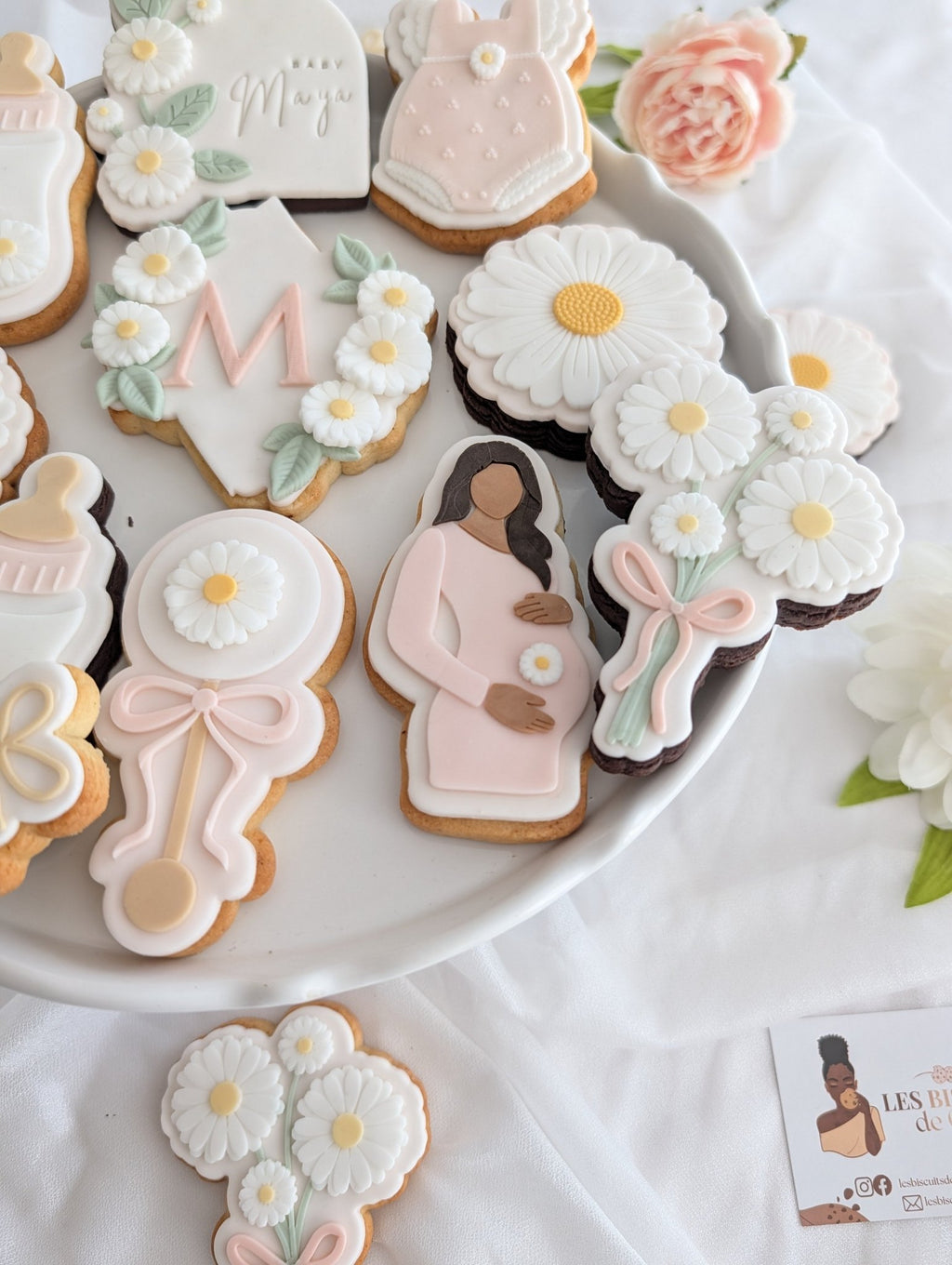 Collection "Bébé en fleurs" - Les Biscuits de Gaby