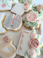 Collection Mariage "Sauge et rose poudré" - Les Biscuits de Gaby
