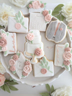 Collection Mariage "Sauge et rose poudré" - Les Biscuits de Gaby