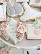 Collection Mariage "Sauge et rose poudré" - Les Biscuits de Gaby