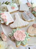 Collection Mariage "Sauge et rose poudré" - Les Biscuits de Gaby