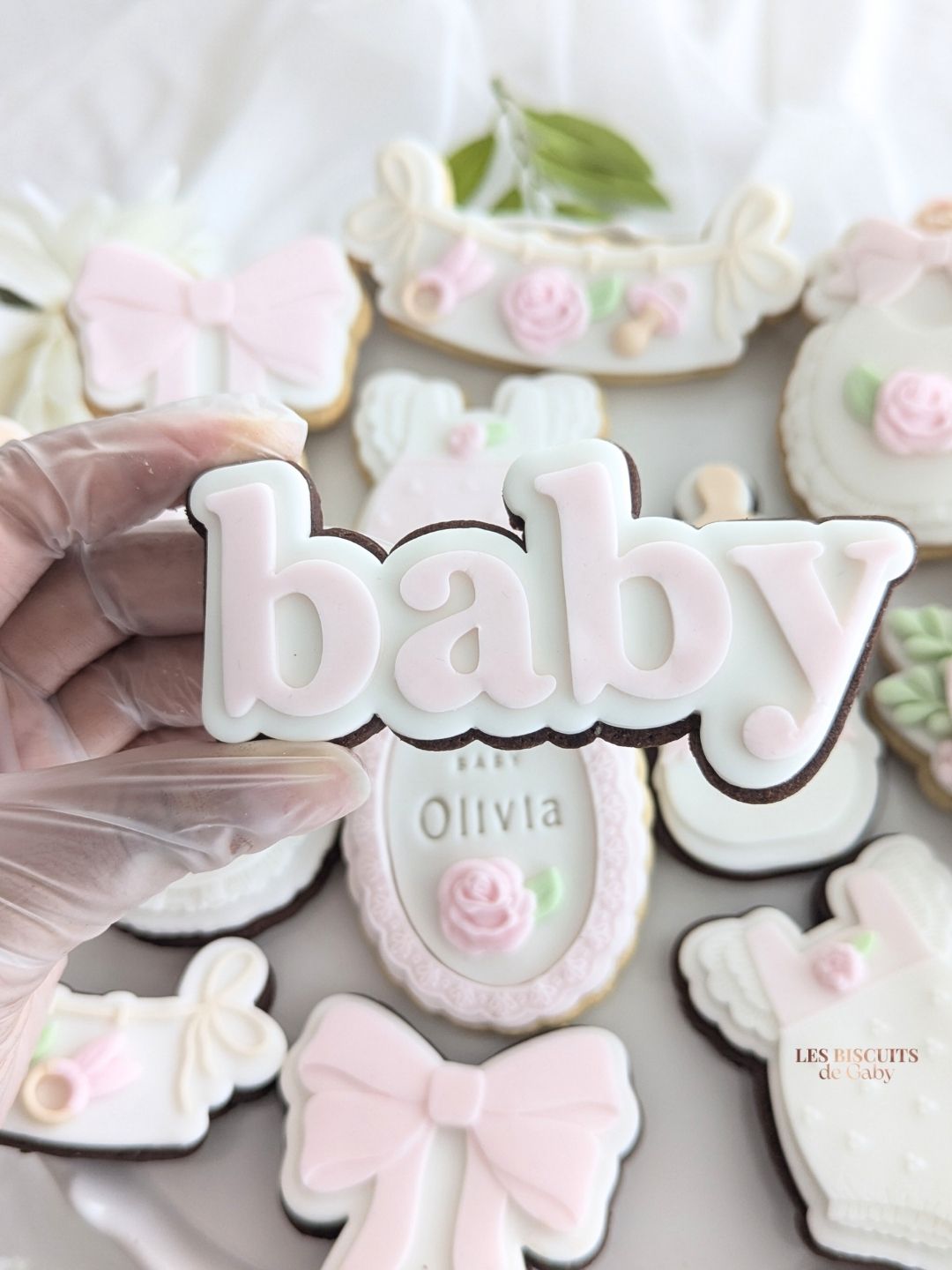 Collection "Petit noeud en fleurs" - Les Biscuits de Gaby