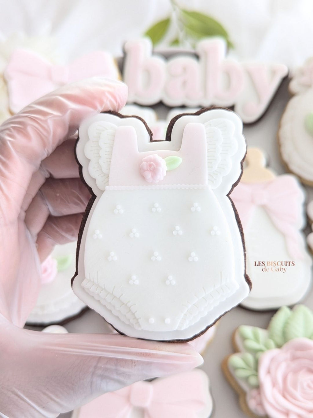 Collection "Petit noeud en fleurs" - Les Biscuits de Gaby