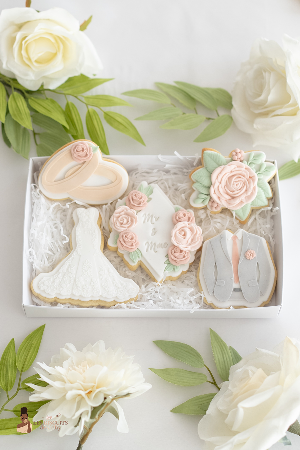 Coffret Mariage "Sauge et rose poudré"
