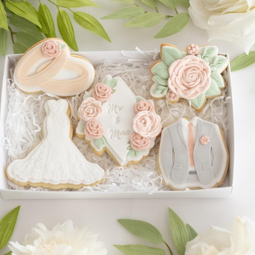 coffret "sauge et rose poudré"